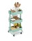 Lexington 3-Tier Rolling Cart, Removable, Convenient Storage For Dorm Rooms, Bathrooms - Mint